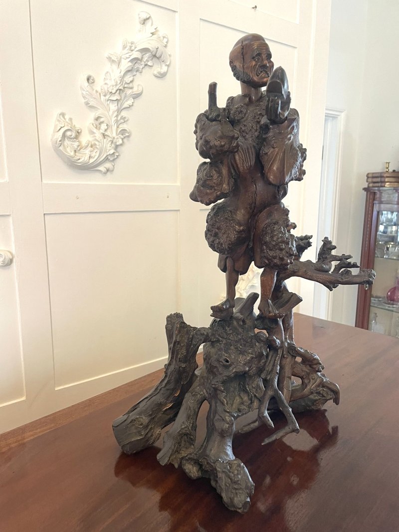 Antique 19th Century Chinese Root Carving - Image 5